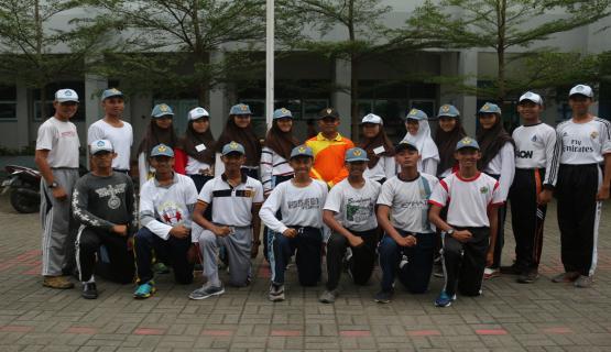Tim Calon Peserta Lomba TUB-BB Tahun 2017, foto bersama pelatih dari Koramil